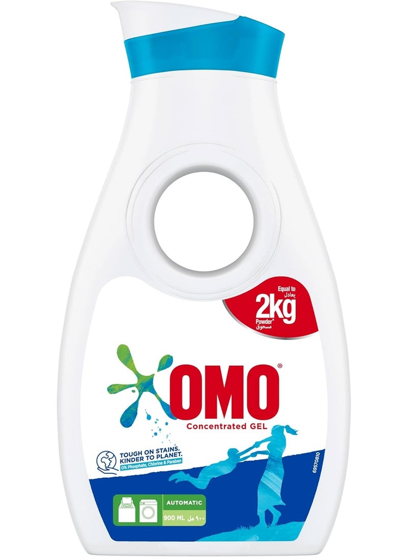 Omo Concentrated Gel Automatic Liquid Laundry Detergent 900 ML - Image 1